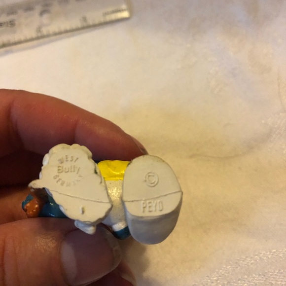 The Smurfs - Peyo Bully Germany - 20097  Vintage Wounded Smurf Rare - Picture 2 of 10